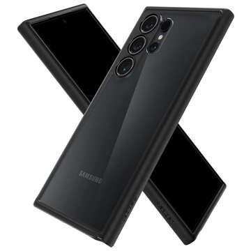 Case for Samsung Galaxy S24 Ultra Spigen Ultra Hybrid Case, Matte Black back cover