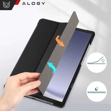 Case for Samsung Galaxy Tab A9 2023 8.7" X110 / X115 Tablet Cover Case Alogy Book Cover Black