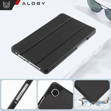 Case for Samsung Galaxy Tab A9 2023 8.7" X110 / X115 Tablet Cover Case Alogy Book Cover Black