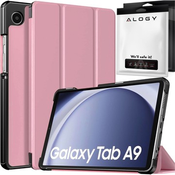 Case for Samsung Galaxy Tab A9 2023 8.7" X110 / X115 tablet case Alogy Book Cover Pink