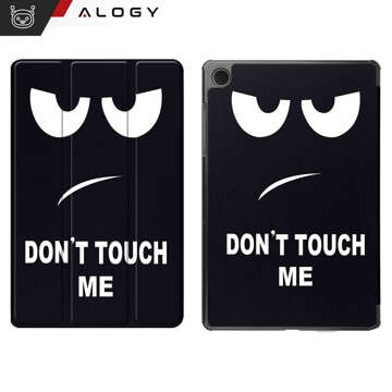 Case for Samsung Galaxy Tab A9 Plus 2023 11" (X210/X215/X216) Tablet Flip Cover Slim Case Alogy Don't touch me Black Glass