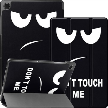 Case for Samsung Galaxy Tab A9 Plus 2023 11" (X210/X215/X216) Tablet Flip Cover Slim Case Alogy Don't touch me Black Glass