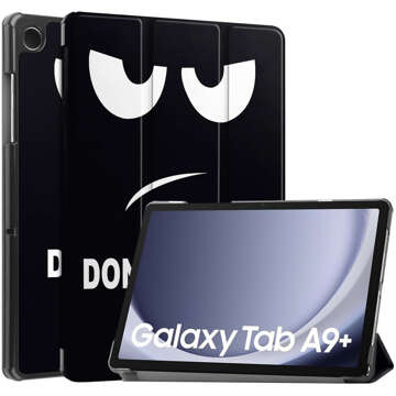 Case for Samsung Galaxy Tab A9 Plus 2023 11" (X210/X215/X216) Tablet Flip Cover Slim Case Alogy Don't touch me Black Glass