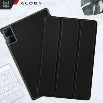 Case for Xiaomi Redmi Pad SE 2023 11" Smart Case Cover with Flip Housing Case Alogy Black Glass