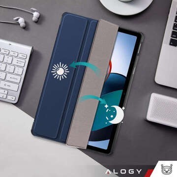 Case for Xiaomi Redmi Pad SE 2023 11" Smart Case Cover with Flip Housing Case Cover Alogy Navy Blue Glass