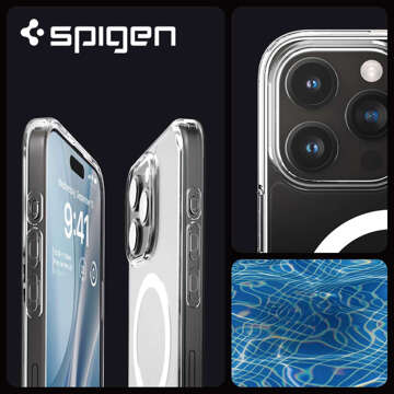 Case for iPhone 15 Pro Max Spigen Ultra Hybrid MagFit for MagSafe Protective Phone Case White