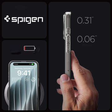 Case for iPhone 15 Pro Spigen Liquid Crystal Case, protective case for the Crystal Clear phone