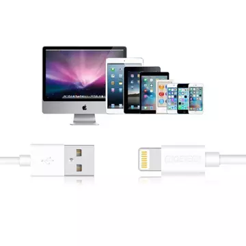 Choetech certified cable USB-A cable - Lightning MFI 1.8m white (IP0027)