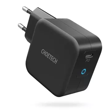 Choetech fast charger GaN USB Type C 61W 3A Power Delivery black (Q6006)