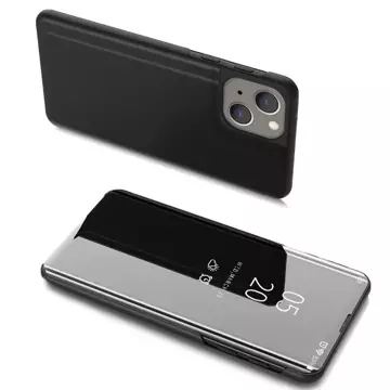 Clear View Case iPhone 13 mini flip case black