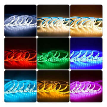 Colorful RGB LED strip 5m 50x50 Waterproof IP65 MultiChip large remote control 44 buttons