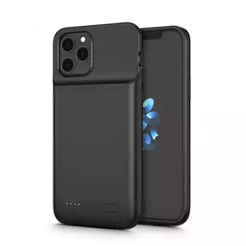 Cover case with powerbank PowerCase 4800mAh for Apple iPhone 12 / 12 Pro Black