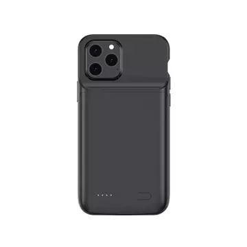 Cover case with powerbank PowerCase 4800mAh for Apple iPhone 12 / 12 Pro Black