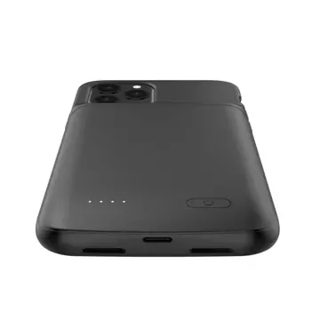 Cover case with powerbank PowerCase 4800mAh for Apple iPhone 12 / 12 Pro Black