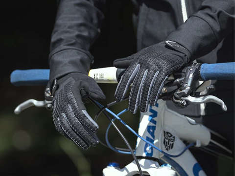 Cycling gloves L RockBros cycling gloves S169-1-L Black