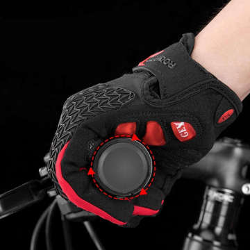 Cycling gloves L RockBros cycling gloves S169-1BR-L Black-Red