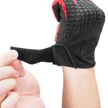 Cycling gloves L RockBros cycling gloves S169-1BR-L Black-Red