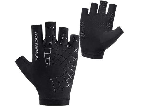 Cycling gloves S unisex RockBros fingerless cycling gloves breathable