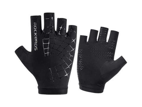 Cycling gloves S unisex RockBros fingerless cycling gloves breathable