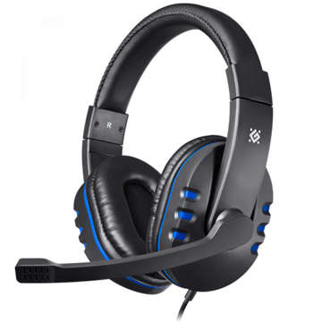 DEFENDER G-160 gaming headset with microphone Black and blue