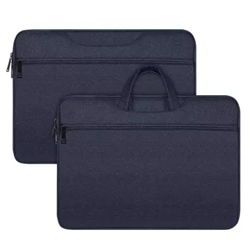 DUX DUCIS LBTC - laptop bag 14-15.4" Horizontal Handbag - navy blue