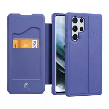 DUX DUCIS Skin X holster cover with flip Samsung Galaxy S22 Ultra blue