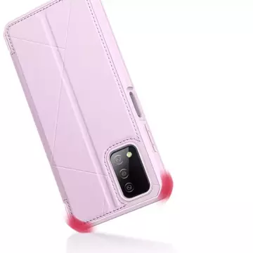 DUX DUCIS Skin X holster cover with flip cover for Samsung Galaxy A03s pink