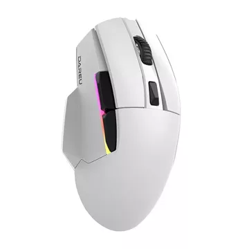 Dareu A955 RGB Wireless Gaming Mouse Charging Station 400-12000 DPI (White)