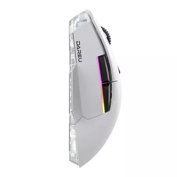 Dareu A955 RGB Wireless Gaming Mouse Charging Station 400-12000 DPI (White)