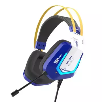 Dareu EH732 USB RGB gaming headset (blue)