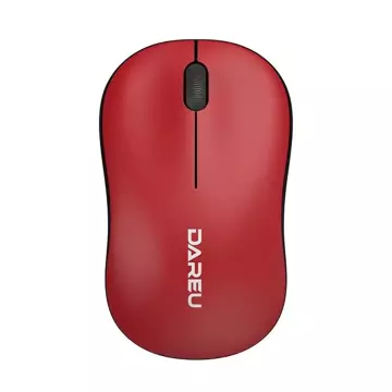 Dareu LM106 2.4G 1200 DPI Wireless Mouse (Black &amp; Red)