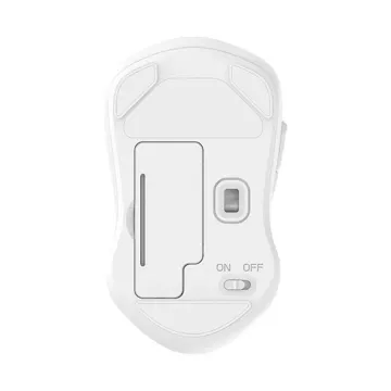 Dareu LM115G 2.4G 800-1600 DPI Wireless Mouse (White)