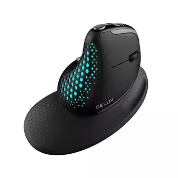 Delux M618XSD BT 2.4G RGB wireless vertical mouse