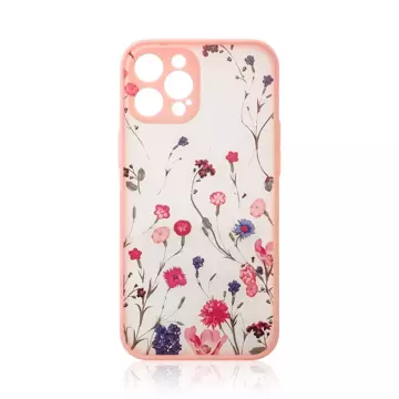 Design Case case for iPhone 12 Pro Max cover with flowers pink