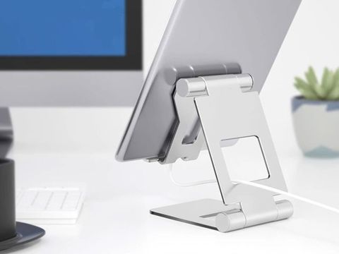 Desk holder Alogy tablet stand 12" stand Silver