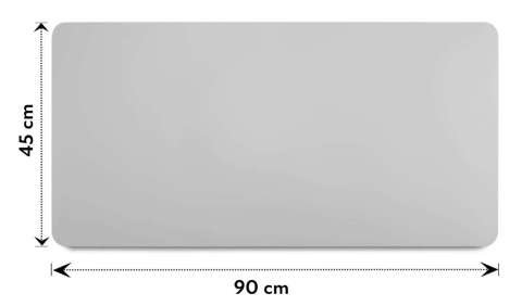 Desk pad table protective mat 90x45cm Gray