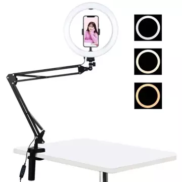 Desktop stand / tripod for LED clip 26cm vlog / stream Puluz for phone PKT3090B