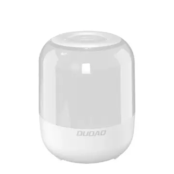 Dudao Bluetooth 5.0 RGB 5W 1200mAh wireless speaker white (Y11S-white)