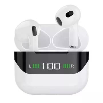 Dudao U15 in-ear TWS headphones with charge status indicator white (U15)