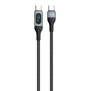 Dudao cable USB Type C - USB Type C fast charging PD 100W black (L7MaxC)