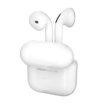 Dudao in-ear wireless Bluetooth TWS headphones (U14B-White)