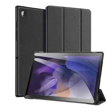 Dux Ducis Domo Flip Case for Samsung Galaxy Tab A8 10.5 X200/ X205 Black Foil Stylus Pen