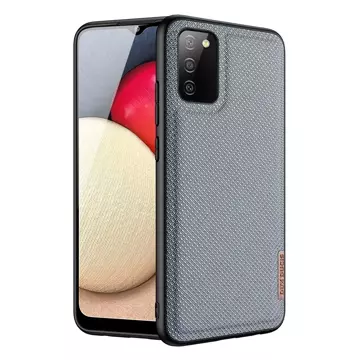 Dux Ducis Fino case cover covered with nylon material Samsung Galaxy A02s EU gray