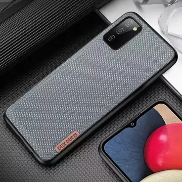 Dux Ducis Fino case cover covered with nylon material Samsung Galaxy A02s EU gray