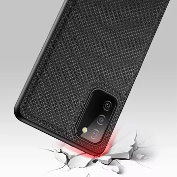 Dux Ducis Fino case cover covered with nylon material Samsung Galaxy A03s black