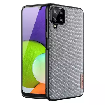 Dux Ducis Fino case cover covered with nylon material Samsung Galaxy A22 4G gray