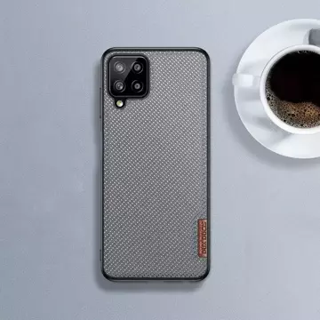 Dux Ducis Fino case cover covered with nylon material Samsung Galaxy A22 4G gray