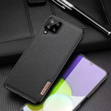 Dux Ducis Fino case cover covered with nylon material Samsung Galaxy A22 4G gray