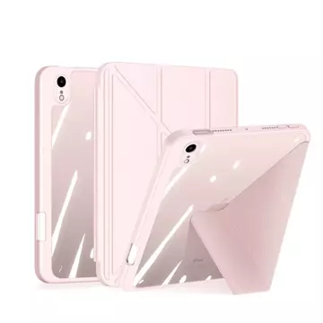 Dux Ducis Magi case for iPad mini 2021 smart cover with stand and compartment for Apple Pencil pink