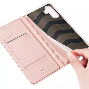 Dux Ducis Skin Pro Case for Samsung Galaxy A34 5G Flip Card Wallet Stand Pink